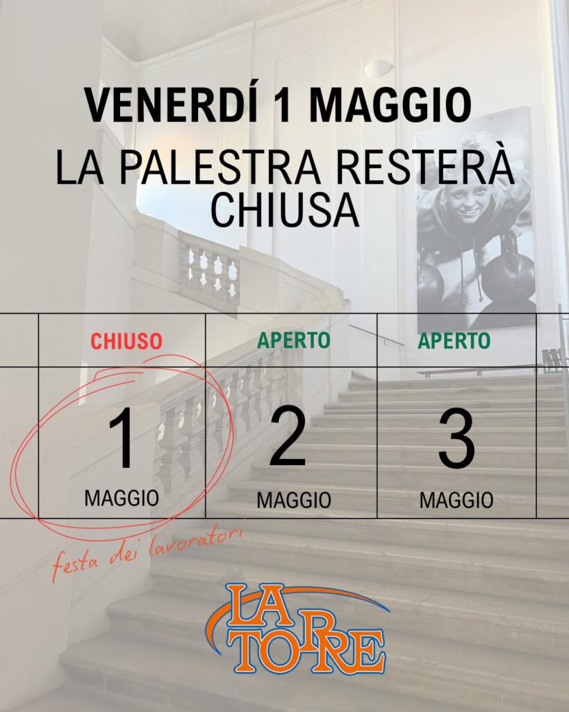 Chiusura 1 Maggio